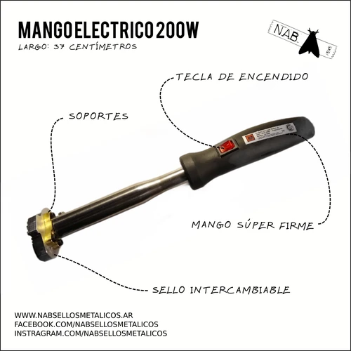 Mango eléctrico y su manipulación